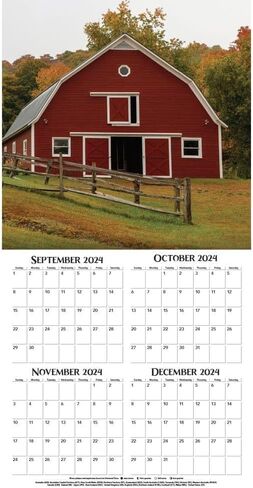 TURNER PHOTOGRAPHIC On The Farm 12x12 Photo Wall Calendar (25998940039) in Kuwait