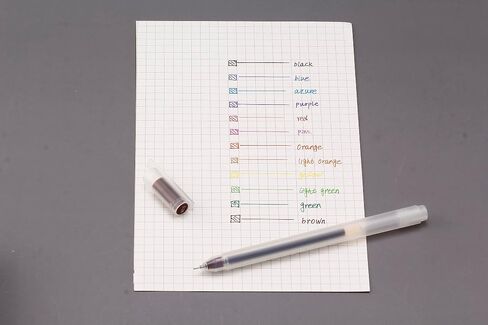 Colored Pens for Note Taking,0.38mm Ultra Fine Point 12 Multicolor Pen for Journaling Writing Drawing Coloring Planner Calendar,12 Count in Saudi Arabia