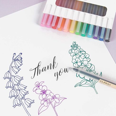 Colored Pens for Note Taking,0.38mm Ultra Fine Point 12 Multicolor Pen for Journaling Writing Drawing Coloring Planner Calendar,12 Count in Saudi Arabia