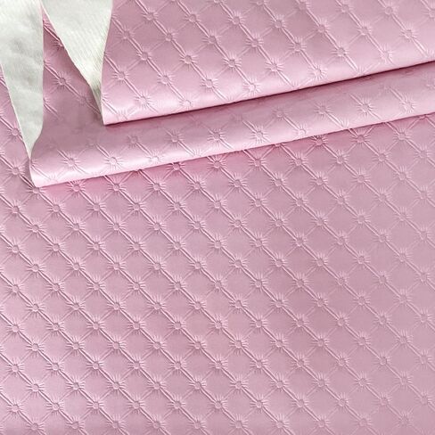 HYANG Soft Synthetic PU Fabric Material Faux Leather Sheets 1 Yards 54" x 36", 0.95mm Thick for Upholstery, DIY Crafts, Sofa Diamond Embossed Faux Leather Fabric (Beige) in Saudi Arabia