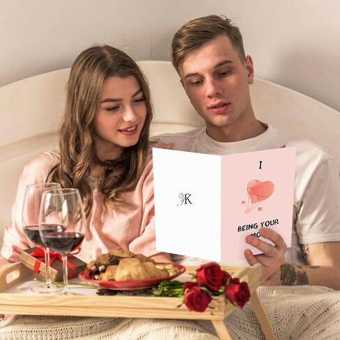 YiKaLus Valentines Day Card for Daughter Son,Birthday Card for Daughter Kids,Valentines Day Gifts from Mom,Birthday Card Gifts for Her Him in Kuwait