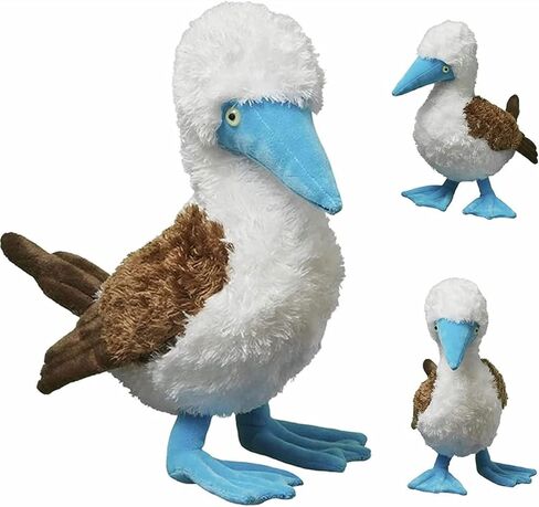 Tiny Heart Simulation Blue Footed Booby Plush Toy, 10.62inch Super Soft and Cute Blue Footed Booby Stuffed Animal Toys Fun Kids Gift Home Decor in Saudi Arabia