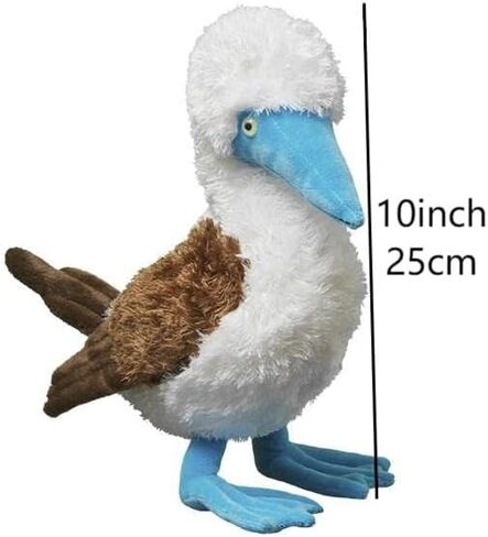Tiny Heart Simulation Blue Footed Booby Plush Toy, 10.62inch Super Soft and Cute Blue Footed Booby Stuffed Animal Toys Fun Kids Gift Home Decor in Saudi Arabia