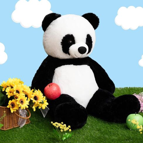 Panda Plush Stuffed Animal Plush Sweet Bear Toy Gifts for Kids Children Family Panda Lover 25 Inche in Saudi Arabia