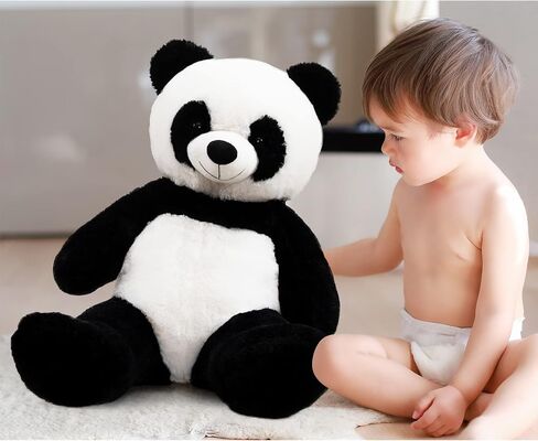 Panda Plush Stuffed Animal Plush Sweet Bear Toy Gifts for Kids Children Family Panda Lover 25 Inche in Saudi Arabia