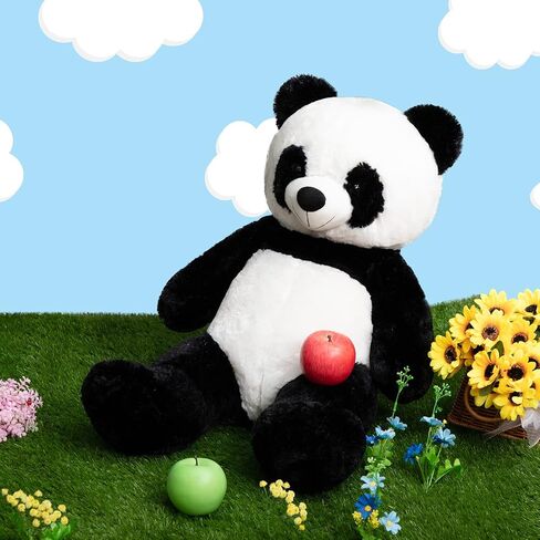 Panda Plush Stuffed Animal Plush Sweet Bear Toy Gifts for Kids Children Family Panda Lover 25 Inche in Saudi Arabia