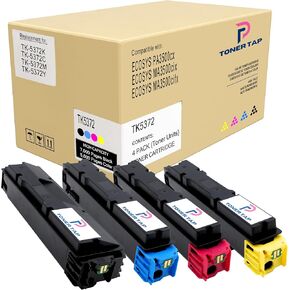 TK5372 High Yield Toner for Kyocera ECOSYS PA3500cx MA3500cifx Replacement for TK-5372K TK-5372C TK-5372M TK-5372Y (4-Pack Bundle) CMYK