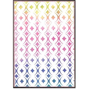 Sizzix A5 Stencil – Cosmopolitan, Uptown Adornment by Stacey Park