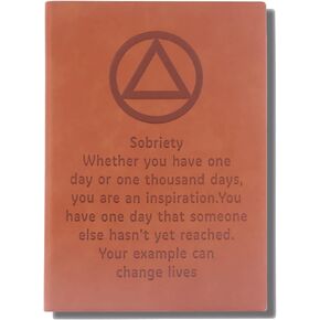 Alcoholics AnonymousNA Symbol Notebook Anniversary Recovery Gift AA NA Notebook Women Sobriety Notebook AA NA Recovery Notebook Gift (AA)