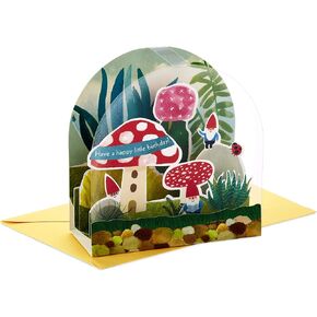 Hallmark Paper Wonder Displayable Pop Up Birthday Card (Gnomes), Model Number: 599RZW1020