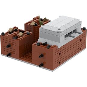WW2 Bunker Military Building Block Set.Build Different Military War Block Scenarios(225PCS).