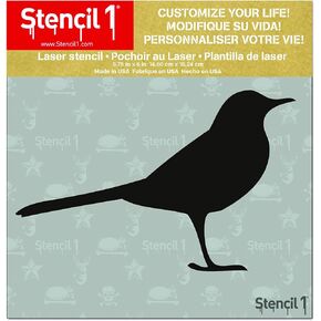 stencil1 Bird Stencil stency stencils etulable stusible للطلاء والفنون والحرف والرسم