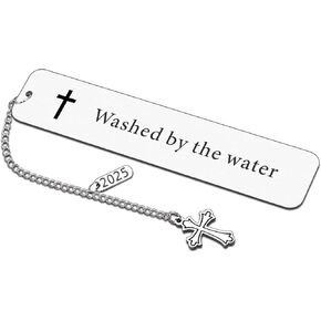 Baptism Gifts for Girl Boys Women Men Adult, Baptismal Gifts, Christian Religious Catholic Gifts Bookmarks, Christening Gifts for Teen Girls Boys Goddaughter Godson Christmas Stocking Stuffers