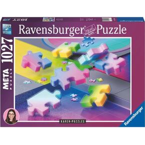 Ravensburger Gradient Cascade Puzzle – 1000 Piece Challenge | Unique Softclick Technology | Artistic Design by Karen Kavett and Wes Cockx | Engaging Activity for Adults