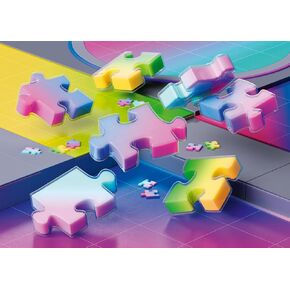 Ravensburger Bradient Cascade Puzzle - 1000 قطعة تحدي | تقنية Softclick الفريدة | التصميم الفني لكارين كافيت و ويس كوكس | نشاط جذاب للبالغين