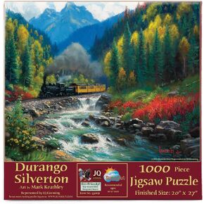SUNSOUT INC - Durango Silverton - 1000 pc Jigsaw Puzzle by Artist: Mark Keathley - Finished Size 20" x 27" - MPN# 53009