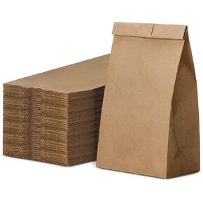 أكياس ورقية Culinware Kraft 5 رطل - أكياس ورقية بنية متينة للوجبات الخفيفة ، والغداء ، والساندويتش ، والمعجنات ، والفشار ، والبقالة وصالح الحفلات - الأكياس الورقية السائبة - 5.25 × 3.25 × 10.75 في - 500 عدد in Kuwait