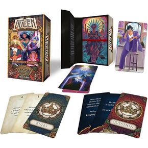 Critical Role: for The Queen - A Storytelling Card Game, Build A Tale of Love-Betrayal-Doubt-Devotion, Cooperative Gameplay, Ages 13+, 2-6 Players