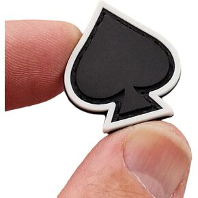 Spade PVC Cat Eye Patch (Glow in The Dark)