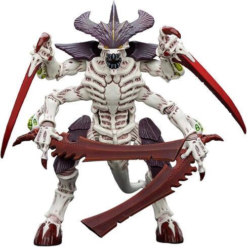 JOYTOY 1/18 Action Figure Warhammer 40,000 Tyranids Hive Fleet Leviathan Tyranid Warrior with Boneswords Collection Model Birthday Gifts JT7004 in Saudi Arabia