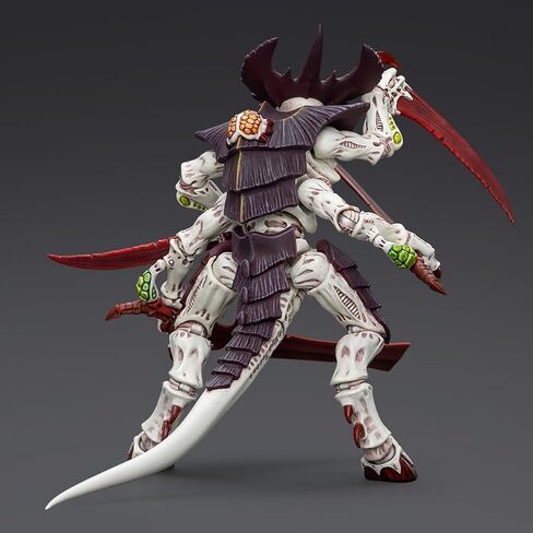 JOYTOY 1/18 Action Figure Warhammer 40,000 Tyranids Hive Fleet Leviathan Tyranid Warrior with Boneswords Collection Model Birthday Gifts JT7004 in Saudi Arabia