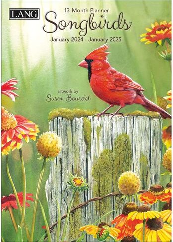 Lang, Songbirds by Susan Winget 2025 Monthly Planner in Saudi Arabia
