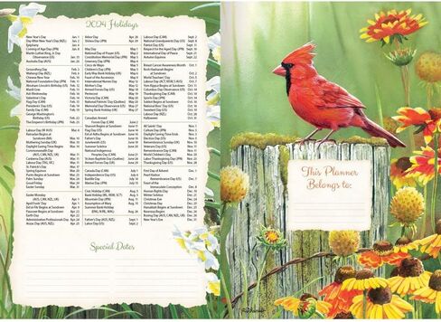 Lang, Songbirds by Susan Winget 2025 Monthly Planner in Saudi Arabia