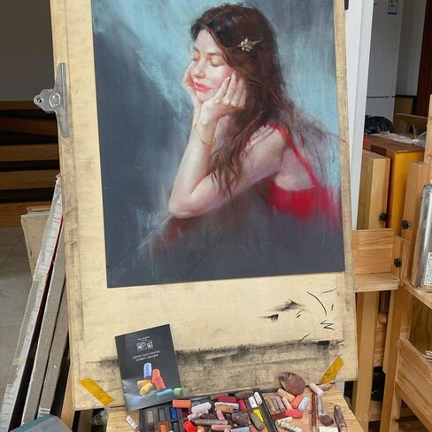 Paul Rubens Professional Soft Pastels, 40 Portrait Colors Chalk Pastels Vibrant Smooth and High Adhesion for Painting, Drawing, Blending, Crafting, Ideal Art Supplies for Artists, Beginners in Saudi Arabia