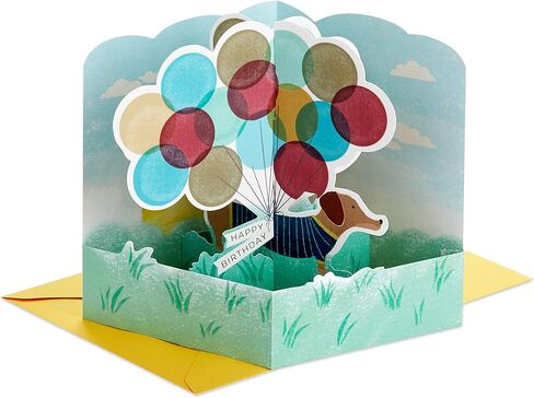 Hallmark Paper Wonder Displayable Pop Up Birthday Card (Gnomes), Model Number: 599RZW1020 in Saudi Arabia