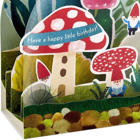 Hallmark Paper Wonder Displayable Pop Up Birthday Card (Gnomes), Model Number: 599RZW1020 in Saudi Arabia