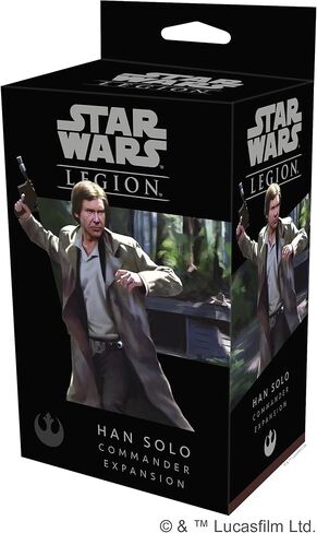 حرب النجوم: توسع Legion Han Solo Commander - قيادة جيش المتمردين الخاص بك! لعبة الإستراتيجية المنمنمات على الطاولة للأطفال والبالغين ، تتراوح أعمارهم بين 14 عامًا ، و 2 لاعبين ، و 3 ساعات من اللعب ، مصنوعة من ألعاب Atomic Mass in Kuwait