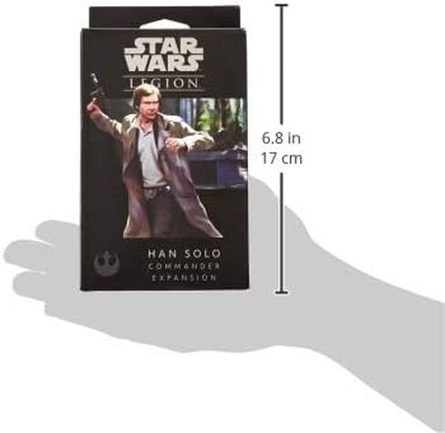 حرب النجوم: توسع Legion Han Solo Commander - قيادة جيش المتمردين الخاص بك! لعبة الإستراتيجية المنمنمات على الطاولة للأطفال والبالغين ، تتراوح أعمارهم بين 14 عامًا ، و 2 لاعبين ، و 3 ساعات من اللعب ، مصنوعة من ألعاب Atomic Mass in Kuwait