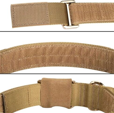 EXCELLENT ELITE SPANKER Tactical Dog Collar Military Adjustable Dog Collar Heavy Duty Dog Collar with Metal Buckle and Control Handle(Black) in Kuwait