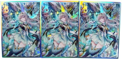 60ct 67x92mm Holographic Standard Size Cards for MTG/TCG/PTCG Art Anime Printing Card Sleeves Protectors (Firefly) in Saudi Arabia