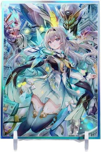 60ct 67x92mm Holographic Standard Size Cards for MTG/TCG/PTCG Art Anime Printing Card Sleeves Protectors (Firefly) in Saudi Arabia