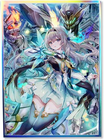 60ct 67x92mm Holographic Standard Size Cards for MTG/TCG/PTCG Art Anime Printing Card Sleeves Protectors (Firefly) in Saudi Arabia
