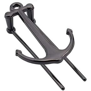 Anchor Book Page Holder Bookmark, Hands Free Reading Book Opener, Hold Books Open Tool, Classic Reading Accessories for Men Women Book Lovers, Elegant Black