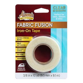 Aleene's Fabric Fusion Iron-on Tape, Clear & Smooth, Ultra-Strong Bond, 10 yds