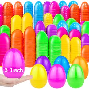 Turnmeon 500 Count Plastic Easter Eggs Bulk 6 Colour
