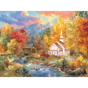RoseArt - Abraham Hunter - Morning Ride - 500 Piece Jigsaw Puzzle for Adults