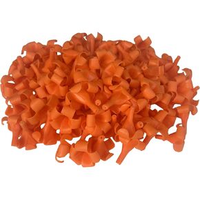 100 PCS Puakeikeni Clay Beads (3 cm) لصنع المجوهرات ، DIY ، لوازم الحرف (Orange-Yellow)