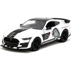 Bigtime Muscle 1:24 2020 Ford Mustang Shelby GT500 Die-Cast Car, Toys for Kids and Adults(White)