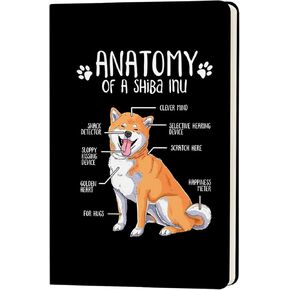 Funny Dog Lover Gifts Leather Notebook Gifts for Women Men Corgi Mom Gift Corgi Owner Gifts Birthday Christmas Graduation for Son Daughter Friends Dog Lover Gift (doberman)