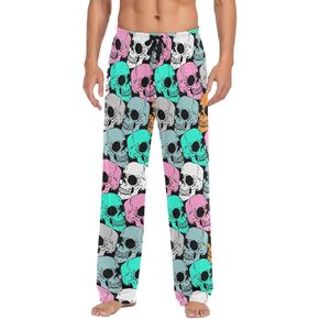 Pajama Pants for Men Sleep Lounge Pants Pjs Bottoms with Pockets
