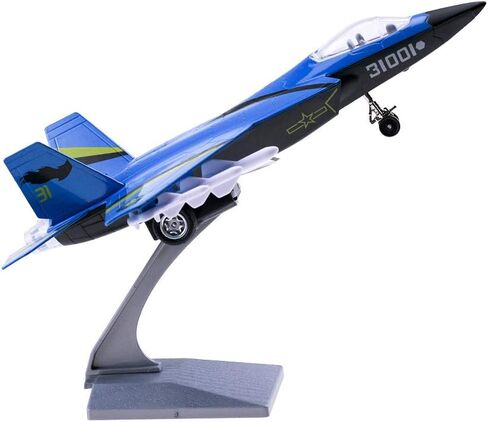 HSOMiD Alloy Planes/Airplane/Aircraft Toy with Pull Back Stealth Bombers and Fighter Planes Black (Blue) in Saudi Arabia