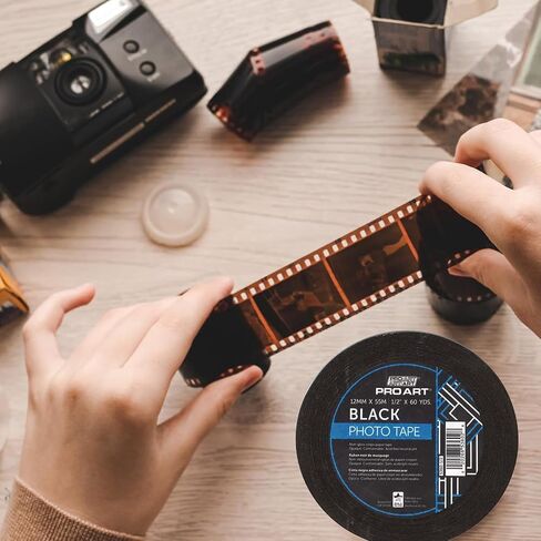 Pro Art Photo Tape, 1/2-inch x 60-Yard Roll, Black in Saudi Arabia