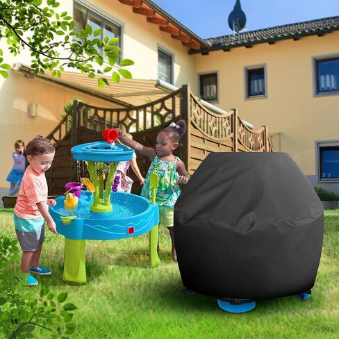 Kids Water Table Cover - Outdoor Kids Toy Cover for Little Tikes Showers Splash Tower Water Table, Round Cover Waterproof & Dustproof in Saudi Arabia