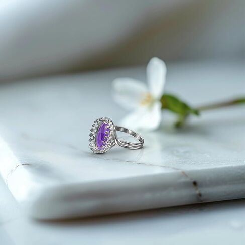 925 Sterling Silver Size 6-9 Ring Blank with 10x14 mm Oval Bezel in Kuwait