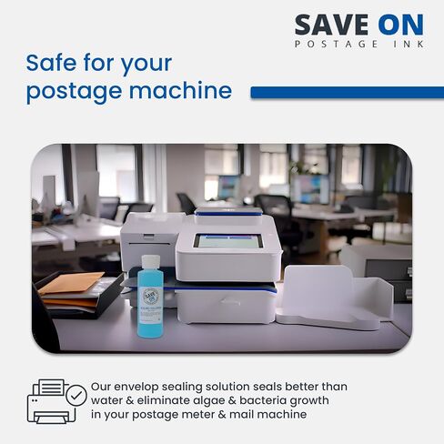 Pitney Bowes 601-9 Compatible E-Z Seal Sealing Solution (4 Pack - 4oz) - Envelope Sealer for DM Series Mailing System - Envelope Seal for Effortless Sealing in Kuwait