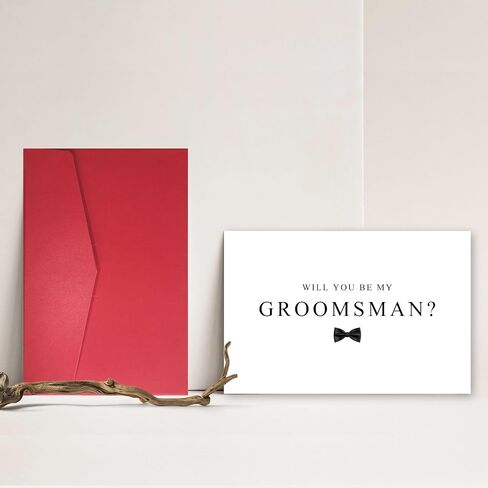 Groomsman Proposal Card, Wedding Party Proposal Card for Friend Brother, To my Groomsman on my Wedding Day, Will You Be My Groomsman? in Saudi Arabia